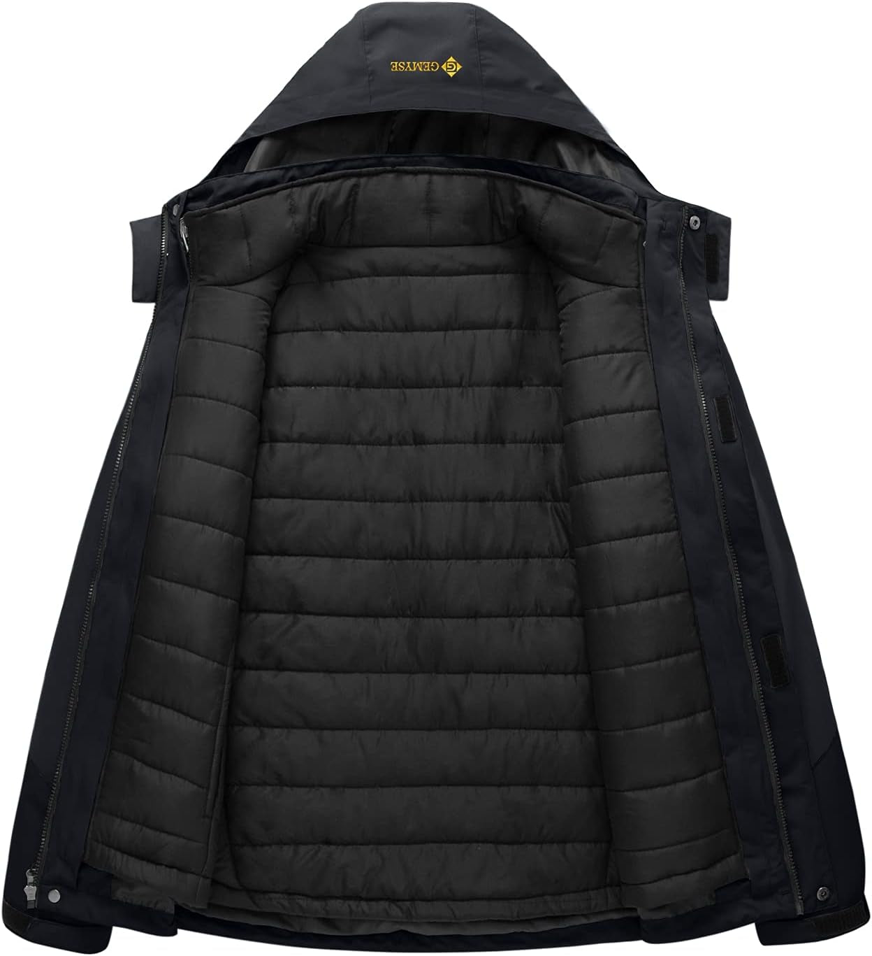 Men'S Winter Coat 3-In-1 Ski Snow Jacket with Puffer Liner | Waterproof, Windproof, Warm, Insulated, Detachable Hood, Multiple Pockets, for Snowboarding, Hiking and Rainy Weather