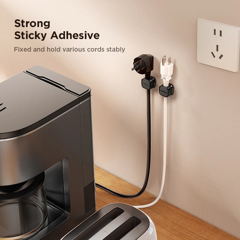 Magnetic Cable Clips Cable Smooth Adjustable Cord Holder Cable Management Wire Keeper under Desk Cable Organizer Holder