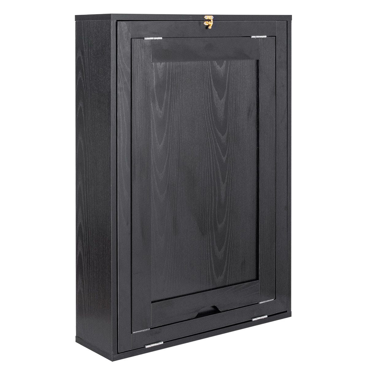 Wandklapptisch Computertisch Klappbarer Wandtisch Aus Holz 56,5 X 94,5 X 151 Cm Weiß/Schwarz