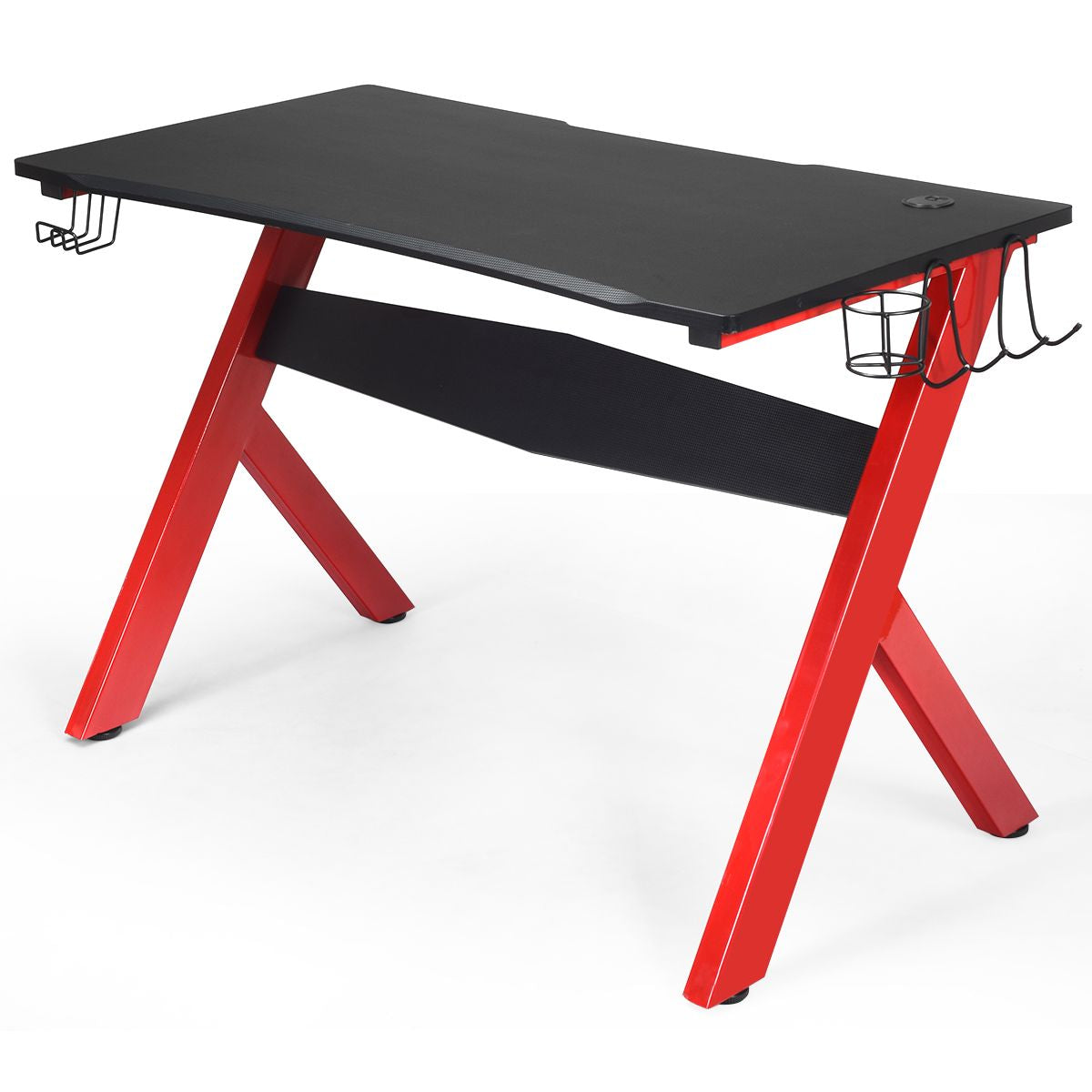 Gamingtisch Computertisch Gaming Schreibtisch Mit Tassen- Und Kopfhörerhalter Und Mauspad Für Zuhause Büro Spielzimmer