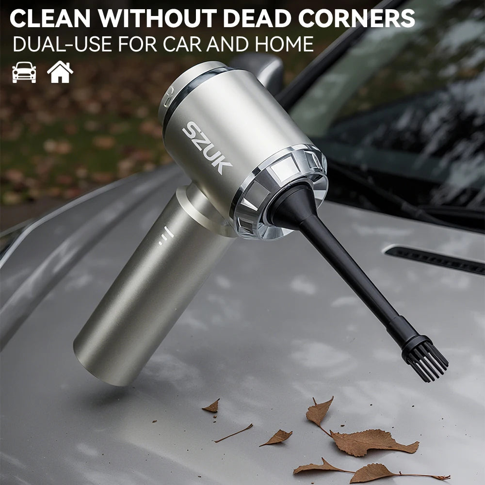 SZUK 18000PA Portable Vacuum Cleaner for Car  Dust Blower Cordless Handheld Car Vacuum Cleraner Powerful Mini Vacuum Cleaner