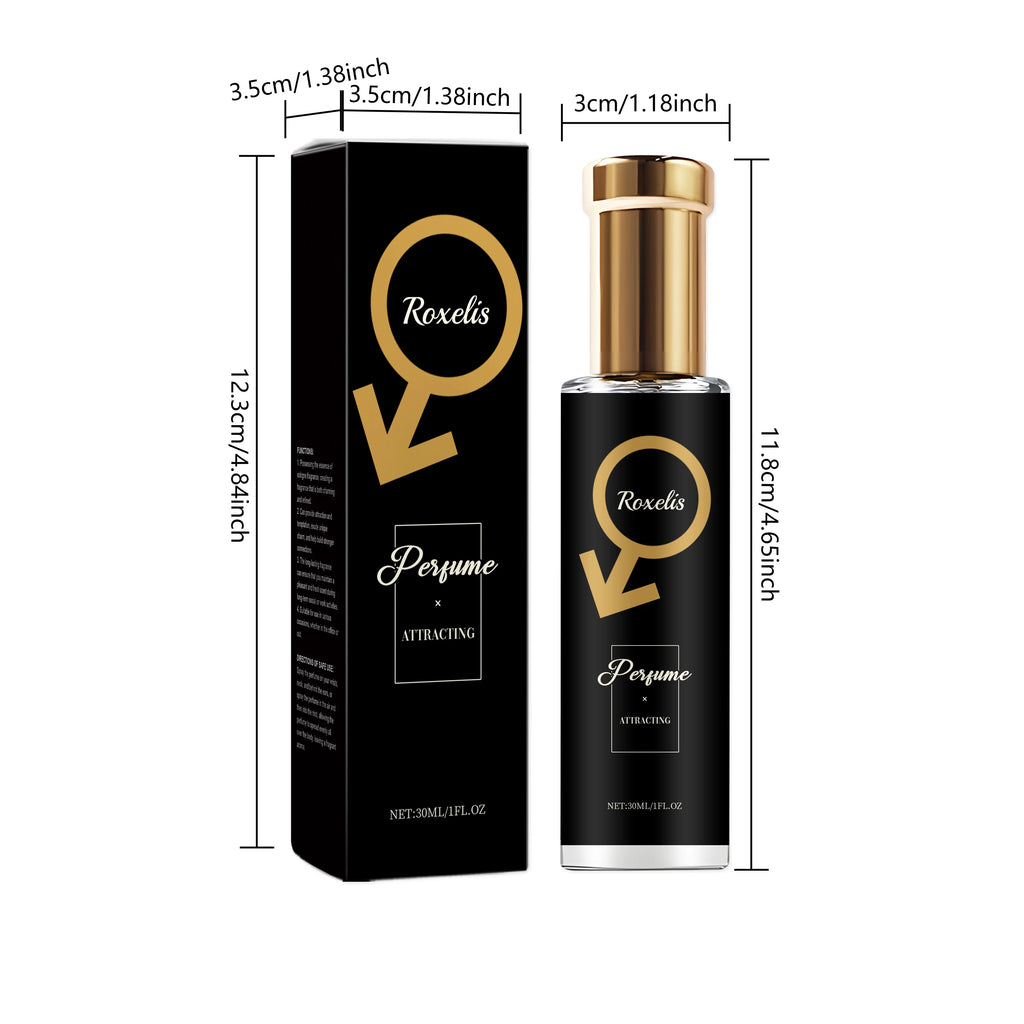 Roxelis 30 ml Herren-Pheromon-Parfüm, Zedernduft, Glamour, Herren, anhaltend, Dating, romantischer Duft, frisches Körper-Flirt-Parfüm