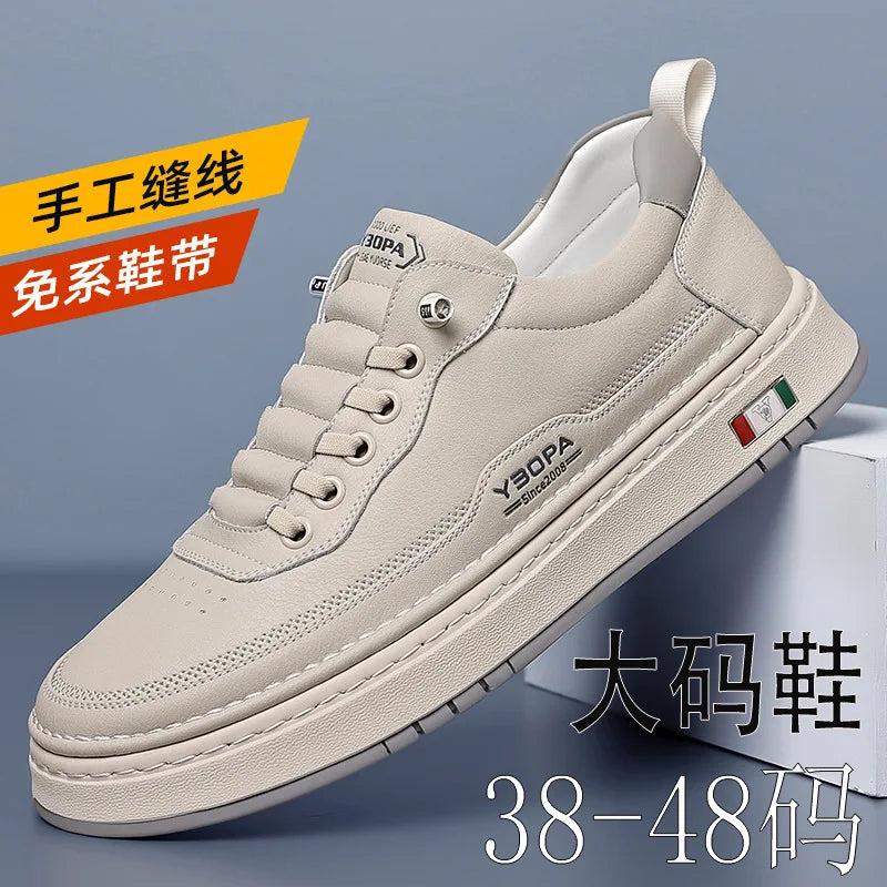 Extra large size men's 45 Slip-on white sneakers 2025 Autumn 46 Versatile 47 Sneakers 48 Men's casual shoes