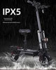Dual Brushless Motor 3200W Lithium Battery Shock-Absorbing Long-Endurance 70-75KM Range Waterproof Foldable Electric Scooter