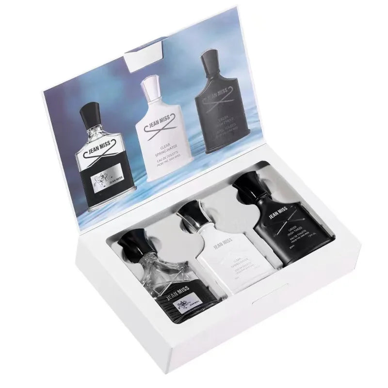 Men's Perfume Silver Mountain Spring Gift Box Lasting Fragrance Cross Border Popular Ireland Napoleon Perfume Set Wholesale