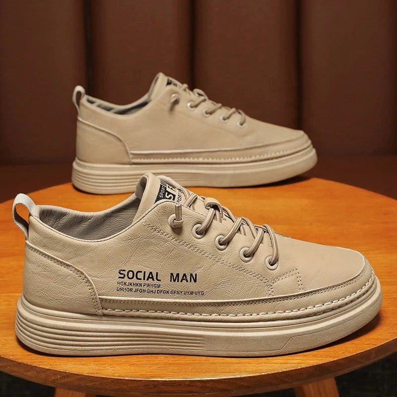 New Breathable  White Shoes Men's  Shoes Casual Board  Fitness Walking Style Shoes Men's Hiking  Sneakers