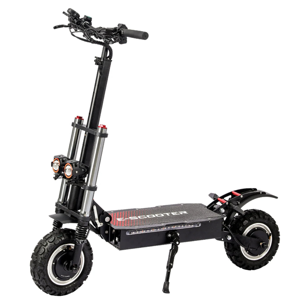 Dual Brushless Motor 3200W Lithium Battery Shock-Absorbing Long-Endurance 70-75KM Range Waterproof Foldable Electric Scooter