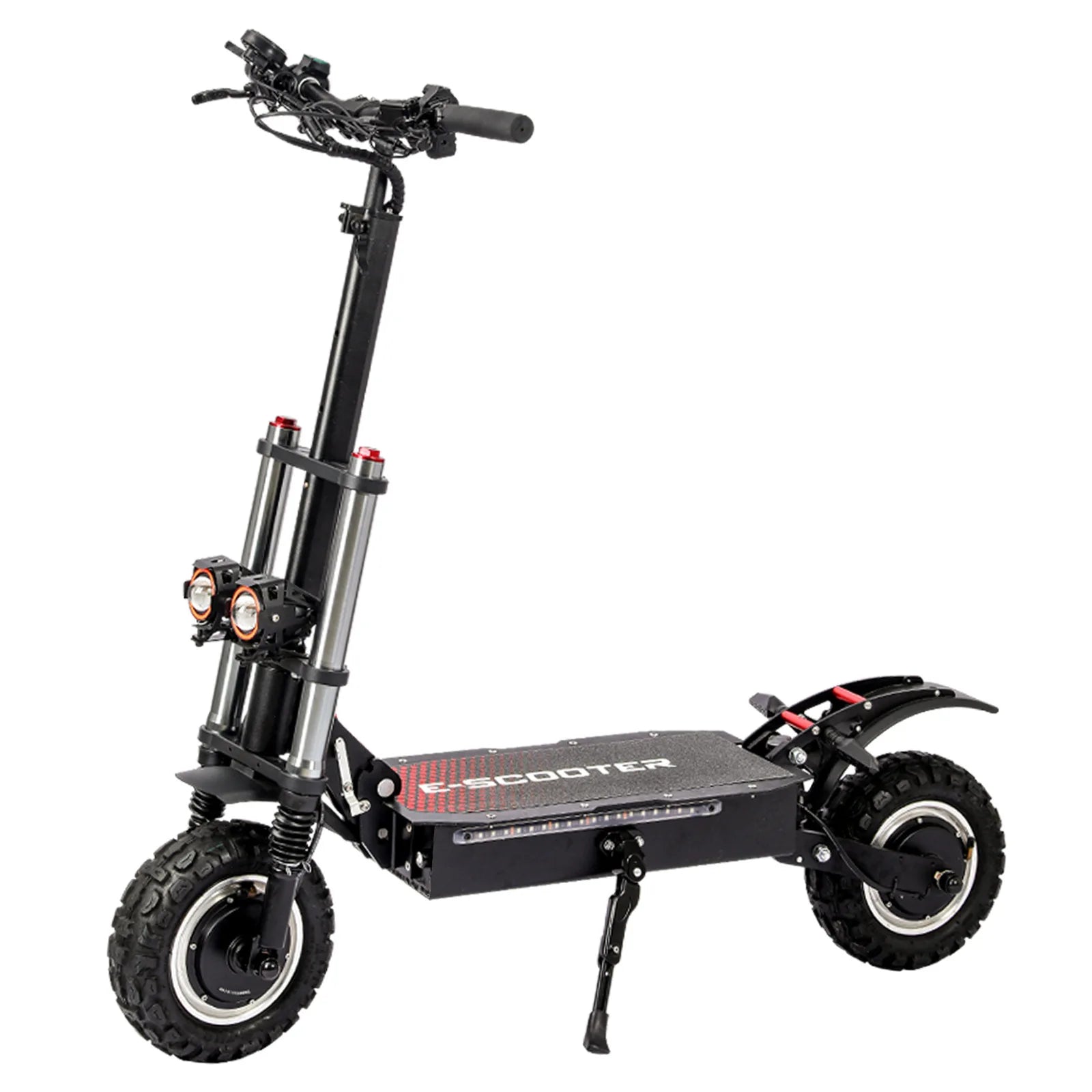Dual Brushless Motor 3200W Lithium Battery Shock-Absorbing Long-Endurance 70-75KM Range Waterproof Foldable Electric Scooter