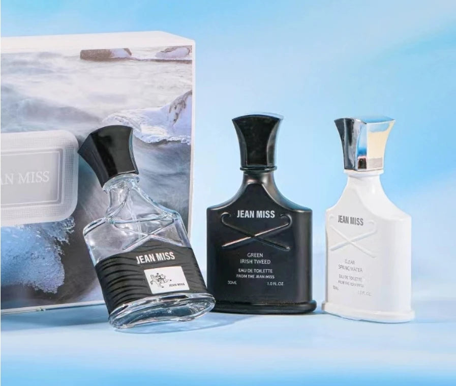 Men's Perfume Silver Mountain Spring Gift Box Lasting Fragrance Cross Border Popular Ireland Napoleon Perfume Set Wholesale