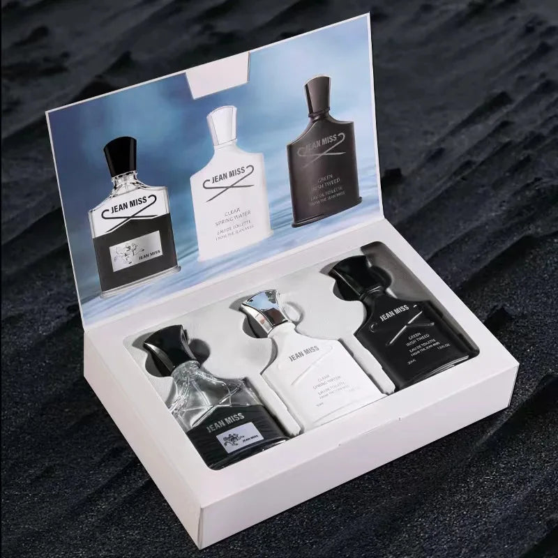 Men's Perfume Silver Mountain Spring Gift Box Lasting Fragrance Cross Border Popular Ireland Napoleon Perfume Set Wholesale