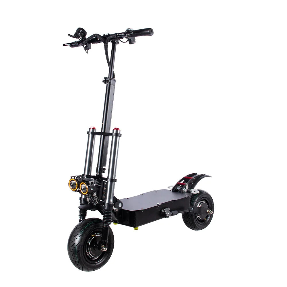 E5B Hochgeschwindigkeits-Elektroroller 3000W×2 Doppelmotor 60V 35Ah Lithium-Batterie 150KG Traglast Farb-LCD Dual-Antriebsmodus