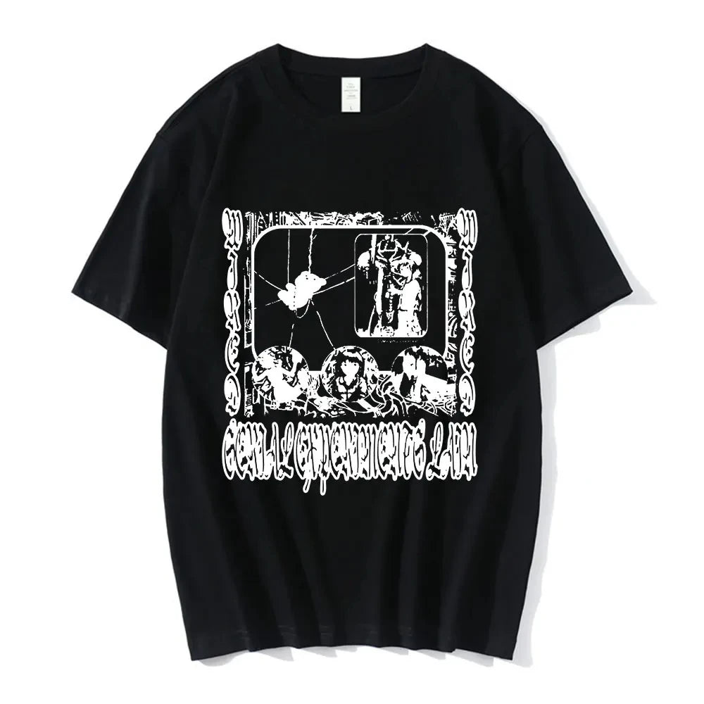 Anime Serielle Experimente Lain T-Shirt Männer Frauen Grafik T Shirts Unisex Iwakura Manga Mädchen Sci Fi Kurzarm T Tops 62463